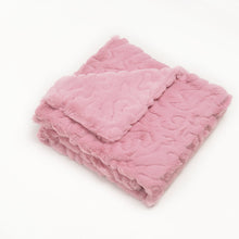 Load image into Gallery viewer, Ultra-Soft Solid Pink Fur Blanket
