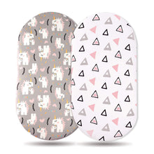 Load image into Gallery viewer, Elastic Printed Fitted Sheet for Baby Cradle &amp; Changing Table
