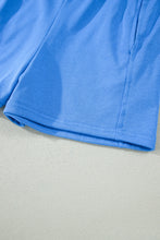 Load image into Gallery viewer, Sachet Pink Slim Tank Top Elastic High Waist Shorts 2pcs Outfit
