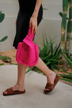 Load image into Gallery viewer, Mackenzie Knit Clutch in Fuchsia
