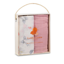 Load image into Gallery viewer, Snuggle Wrap Pastel Pink Swaddle Blanket Set
