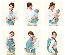 Load image into Gallery viewer, Baby Carrier with Bass Bear Hip Seat for Front Carry
