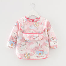 Load image into Gallery viewer, Waterproof Long Sleeve Kids Smock Apron for Eating
