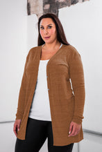 Load image into Gallery viewer, Ladies Eco-Triblend Rib Cardigan
