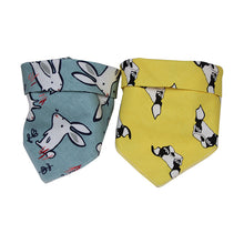 Load image into Gallery viewer, Custom Double-sided Triangle Scarf Bib for Kids
