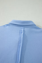 Load image into Gallery viewer, Banana Cream Loose Polo Tee Elastic Waist 2pcs Short Set
