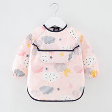Load image into Gallery viewer, Waterproof Cotton Bib for Kids - Long Sleeve Feeding Apron
