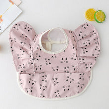 Load image into Gallery viewer, Baby Meal Pocket Waterproof Bib with Angel Wing Design
