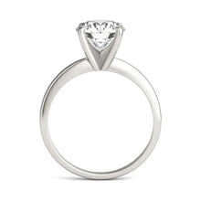 Load image into Gallery viewer, 2 CTW Round Lab Grown Diamond Solitaire Engagement Ring 14K White Gold (G-VS)
