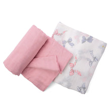 Load image into Gallery viewer, Snuggle Wrap Pastel Pink Swaddle Blanket Set
