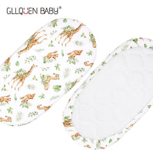 Load image into Gallery viewer, Elastic Printed Fitted Sheet for Baby Cradle &amp; Changing Table
