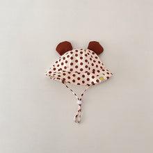 Load image into Gallery viewer, Cute Cartoon Dot Print Baby Bucket Hat for Summer
