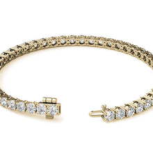 Load image into Gallery viewer, 6.5 CTW Lab Grown Diamond (G/VS) Tennis Bracelet in Choice of 14k White or Yellow Gold - AGI Certified
