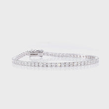 Load image into Gallery viewer, 6.00 CTW AGI Certified Lab-Grown Diamond Tennis Bracelet in 14K Yellow or White Gold | G/VS Clarity
