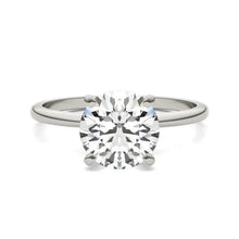 Load image into Gallery viewer, 2 CTW Round Lab Grown Diamond Solitaire Engagement Ring 14K White Gold (G-VS)
