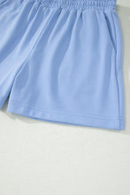 Load image into Gallery viewer, Coral Paradise Half Zipped Ruffled Short Set
