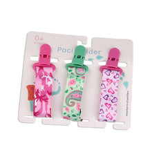 Load image into Gallery viewer, Cartoon Pattern Baby Pacifier Teether Pack of Three
