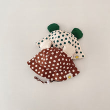 Load image into Gallery viewer, Cute Cartoon Dot Print Baby Bucket Hat for Summer
