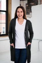 Load image into Gallery viewer, Ladies Eco-Triblend Rib Cardigan
