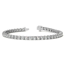 Load image into Gallery viewer, 6.5 CTW Lab Grown Diamond (G/VS) Tennis Bracelet in Choice of 14k White or Yellow Gold - AGI Certified
