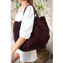 Load image into Gallery viewer, Nico Raffia Tote Bag
