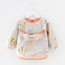 Load image into Gallery viewer, Waterproof Long Sleeve Kids Smock Apron for Eating
