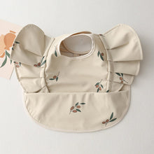 Load image into Gallery viewer, Baby Meal Pocket Waterproof Bib with Angel Wing Design
