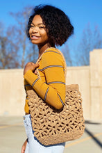 Load image into Gallery viewer, Hand Made Muted Floral Tote
