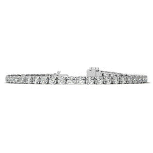 Load image into Gallery viewer, 6.5 CTW Lab Grown Diamond (G/VS) Tennis Bracelet in Choice of 14k White or Yellow Gold - AGI Certified
