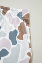 Load image into Gallery viewer, Multicolour Camouflage Printed Cropped Tank Athleisure 2pcs Short Set
