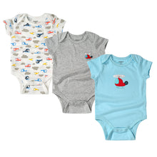 Load image into Gallery viewer, Comfortable Cotton Baby Triangle Crawl Short-Sleeved Jumpsuit
