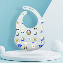 Load image into Gallery viewer, Silicone Baby Feeding Bib
