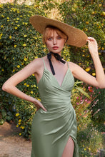 Load image into Gallery viewer, Satin Fitted Ruched Dress Curve
