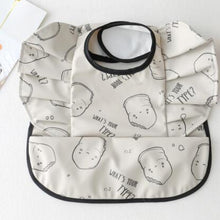Load image into Gallery viewer, Baby Meal Pocket Waterproof Bib with Angel Wing Design
