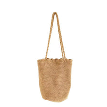Load image into Gallery viewer, Knitted Scalloped Edge Tote
