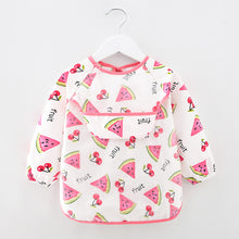 Load image into Gallery viewer, Waterproof Cotton Bib for Kids - Long Sleeve Feeding Apron
