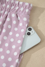Load image into Gallery viewer, Brown Polka Dot Print Short Set
