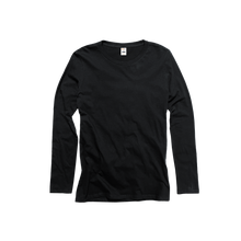 Load image into Gallery viewer, Ladies Premium Cotton Long Sleeve Tee
