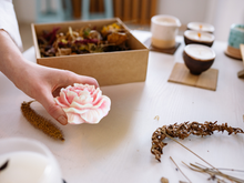 Load image into Gallery viewer, Wax Flower Freshener - Fall &amp; Winter scents for your closets and drawers – Cozy, Woodsy &amp; Spiced Scents for the Cooler Seasons
