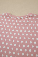 Load image into Gallery viewer, Brown Polka Dot Print Short Set
