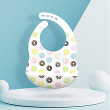 Load image into Gallery viewer, Silicone Baby Feeding Bib
