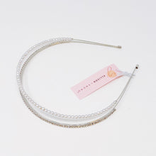 Load image into Gallery viewer, Pearls And Diamond Duo Headband
