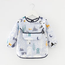Load image into Gallery viewer, Waterproof Long Sleeve Kids Smock Apron for Eating
