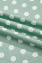 Load image into Gallery viewer, Brown Polka Dot Print Short Set
