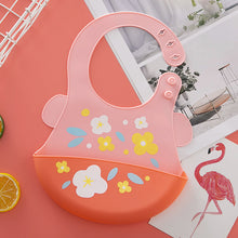 Load image into Gallery viewer, Silicone Baby Feeding Bib
