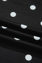 Load image into Gallery viewer, Yellow Exposed Seam Detail Polka Dot Loose Tee Drawstring Shorts Set
