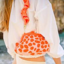 Load image into Gallery viewer, The Arnoldi Peachpuff Clutch Bag In Orange &amp; Peach
