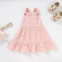 Load image into Gallery viewer, Organic Cotton Muslin Baby Dress
