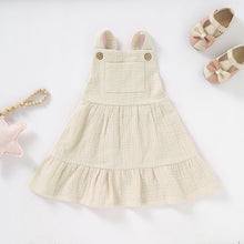 Load image into Gallery viewer, Organic Cotton Muslin Baby Dress
