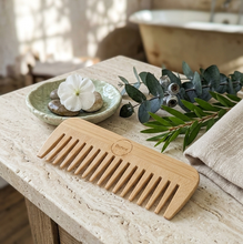 Load image into Gallery viewer, All-Natural Bamboo Comb
